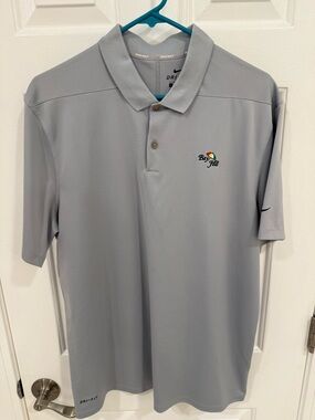 Nike Light Gray Dri-FIT Men's Polo with Bay Hill Logo